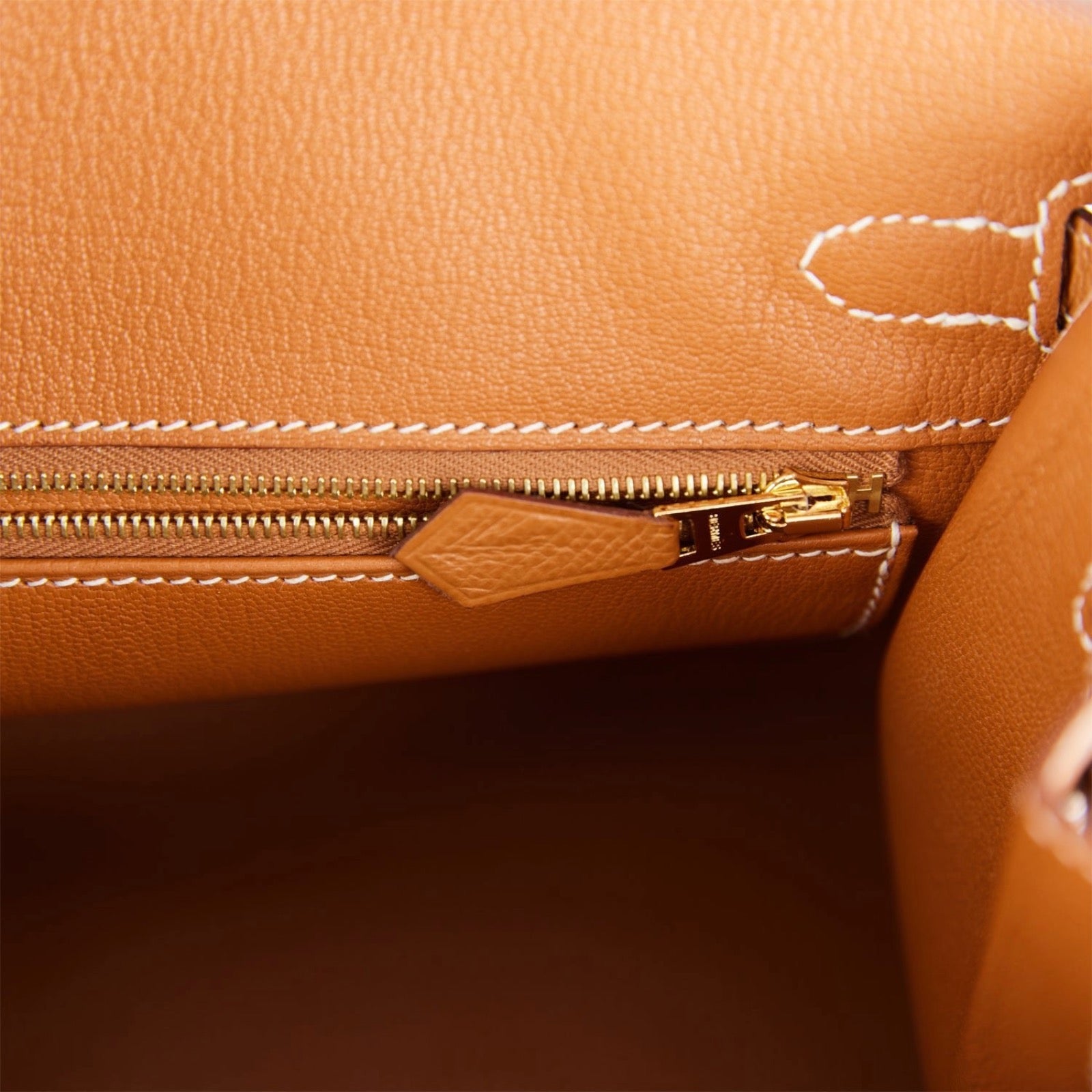Hermès Birkin 25 Sellier Gold Epsom Leather GHW.