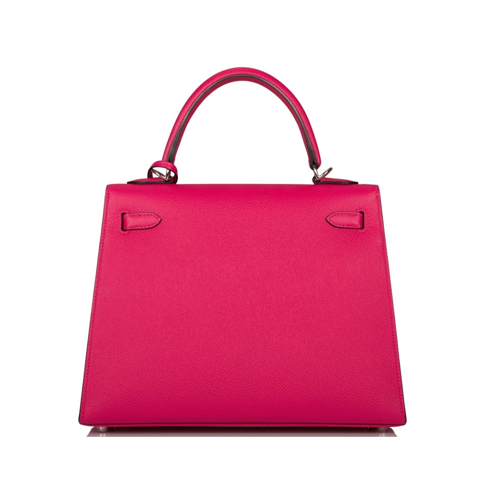 Hermès Kelly 25 Sellier Rose Mexico Epsom Leather PHW.