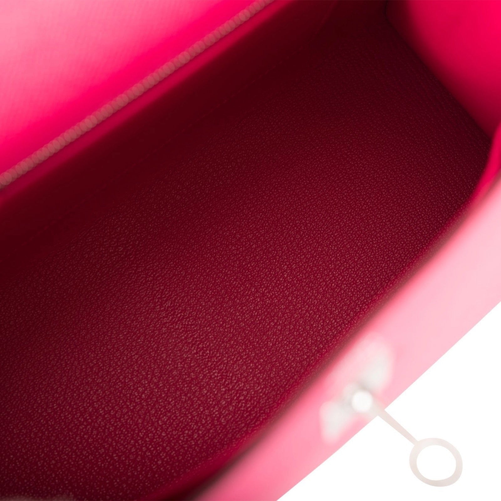 Hermès Kelly 25 Sellier Rose Mexico Epsom Leather PHW.