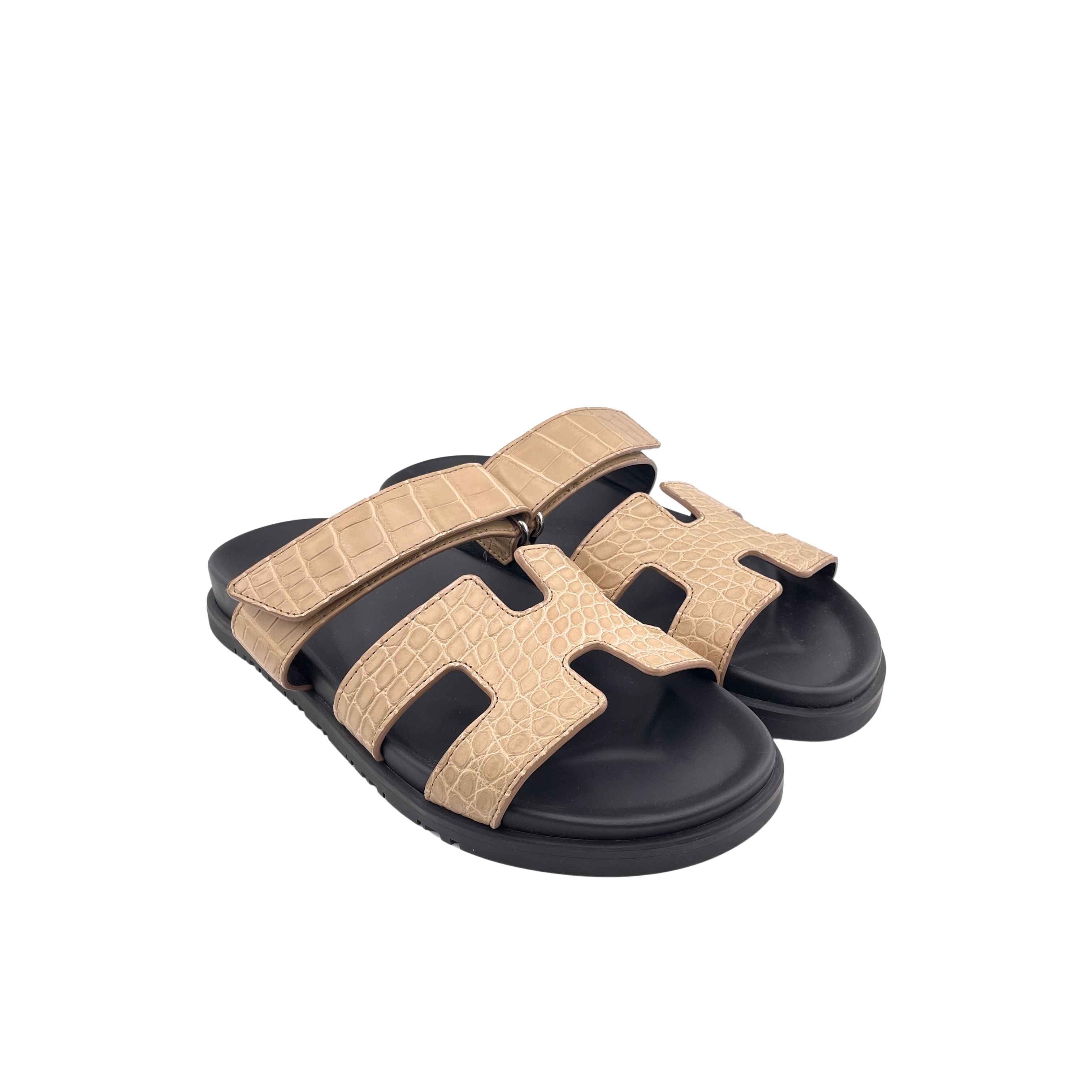 Hermès Chypre Sandal Poussière Matte Gator